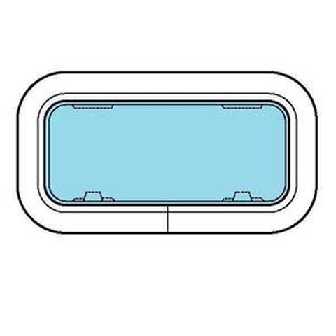 Lewmar Fenster 1 Standard grau 191x367mm