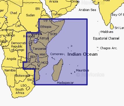 Navionics+ 001R Nav+ Africa East