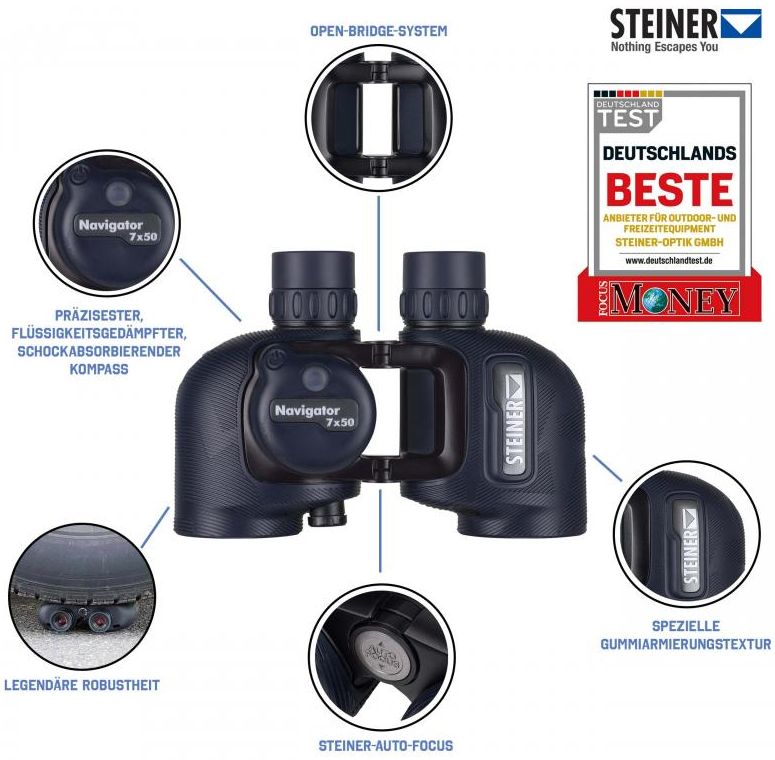 Fernglas Steiner Navigator 7x50C Kompass