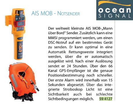 Ocean Signal Programierung Epirb/MOB1 ..