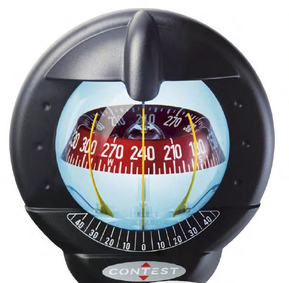 Kompass Contest 101 90°Schott black/red - zum Schließen ins Bild klicken