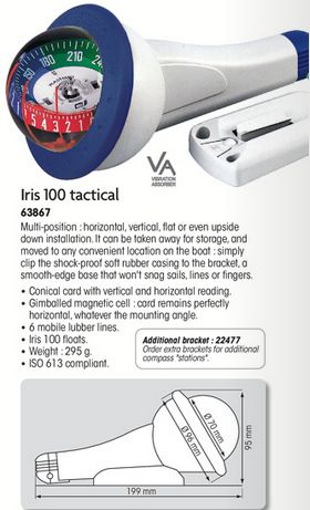 Kompass Iris 100 mit Taktischer Rose