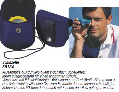 Schutztasche 38184 blau für Iris 50