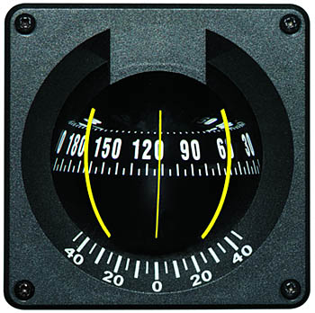 Kompass Silva 100BH schwarz Schottwand - zum Schließen ins Bild klicken