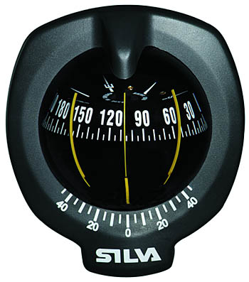 Kompass Silva 102BH schwarz Schottwand