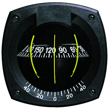 Kompass Silva 125BH schwarz Schottwand