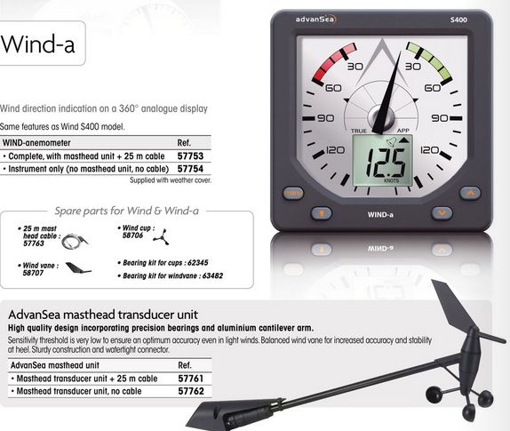 Windmesser AdvanSea S400W-a 57753+25mKab