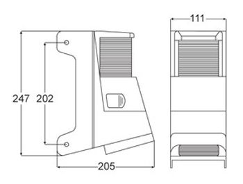 Topp-Decklampe 8504 Top 225° weiß - zum Schließen ins Bild klicken