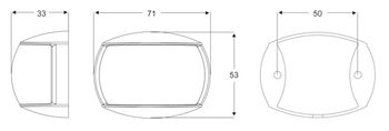 NAVILED Compact Stb 2NM weiß 2,5m Kabel