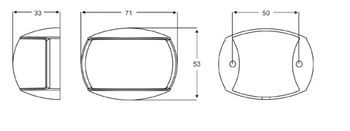 NAVILED Compact Bb 2NM weiß 2,5m Kabel