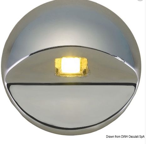 LED-Stufenleuchte Alcor niro LED weiß - zum Schließen ins Bild klicken