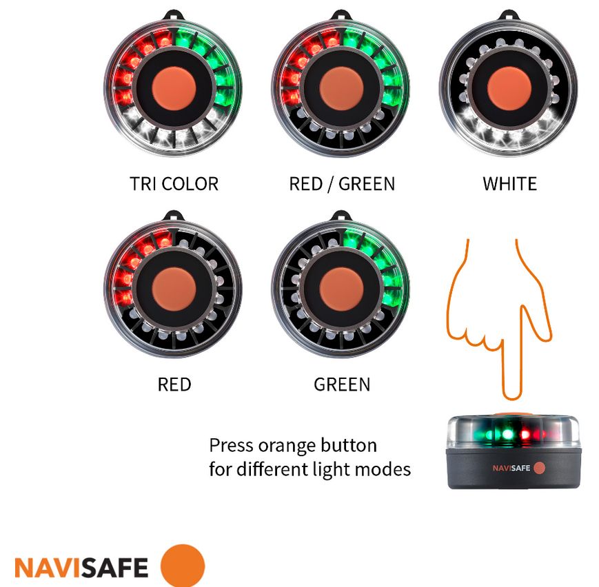 Positionslampe Navilight 360° 3-farben