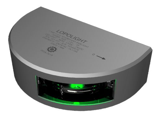 Lopolight 101-001 -12m Steuerbord alu Lopolight 101-001 -12m Steuerbord alu