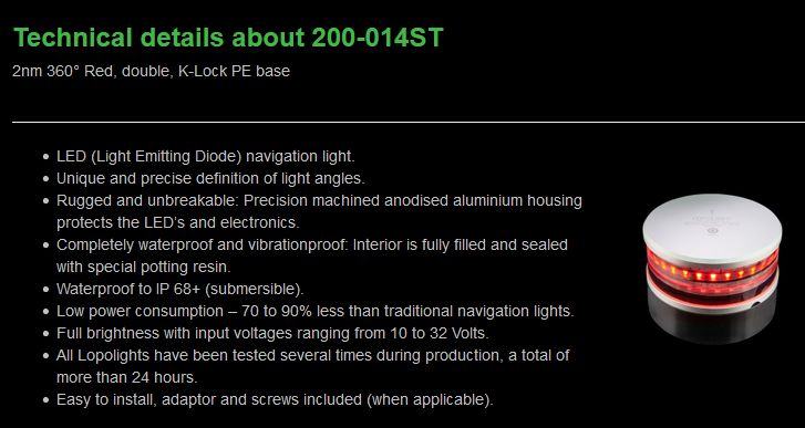 Lopolight 200-014G2ST -50m rot 360Grad 2