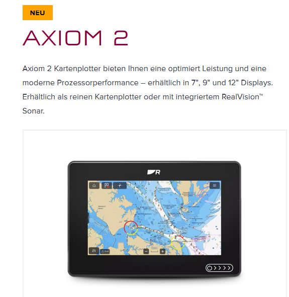 Axiom2 7" Multifunktionsdisplay Büg/Ein
