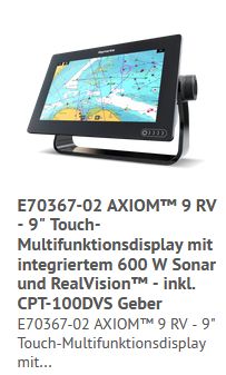 Raymarine Axiom9" MultiRV-3D mit CPT-DVS