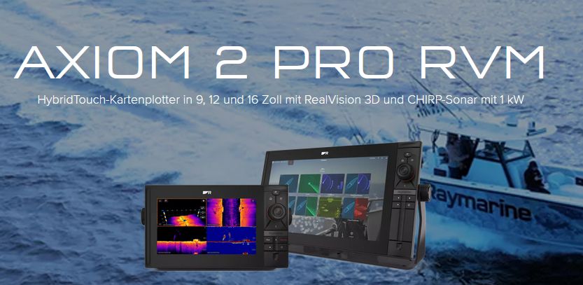 Raymarine Axiom2Pro 9 RVM Multi 1kW Chir