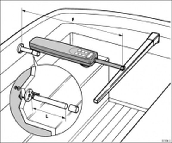 Raymarine Cantilever Auslegearm 230mm - zum Schließen ins Bild klicken