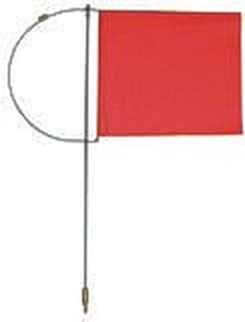 Verklicker 125mm mit Gegengewicht rot