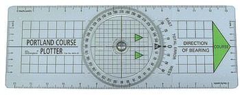 Portland Plotter/Kursplotter mit Scheibe