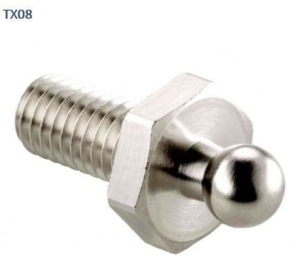 Loxx TX08 Unterteil M5x10mm 10Stk vernic