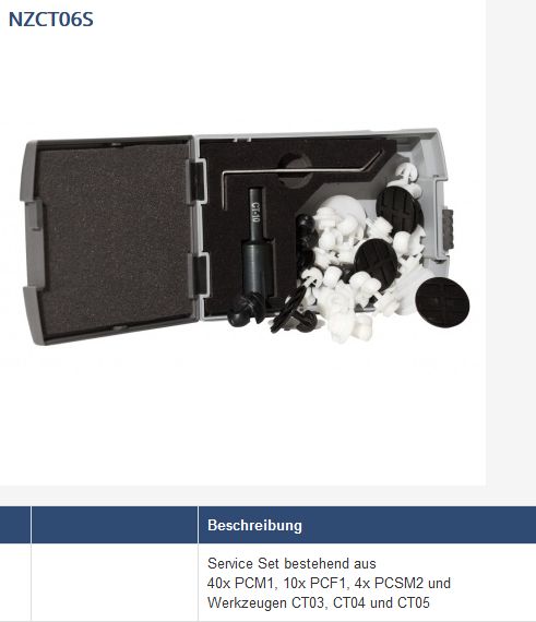 Fastmount Service Kit 14 PCM1/4PCM2/PCSM