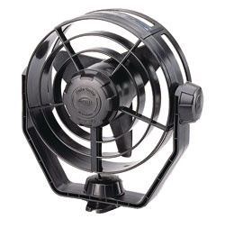 Ventilator Turbo 12V 70/95Liter schwarz - zum Schließen ins Bild klicken