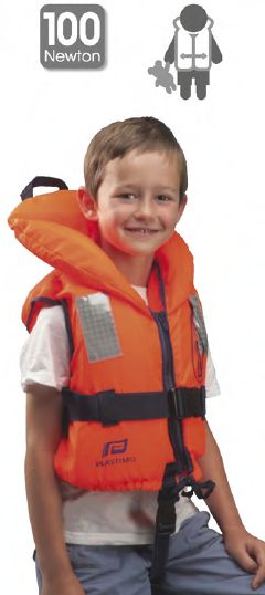 Rettungsweste Typhon 20-30kg orange 100N - zum Schließen ins Bild klicken