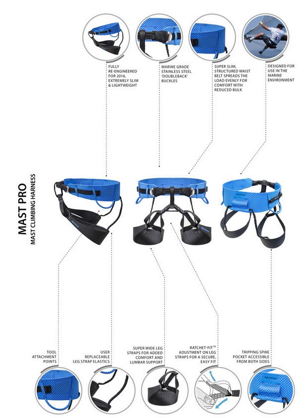 Mast Pro Harness Spinlock Einheitsgröße