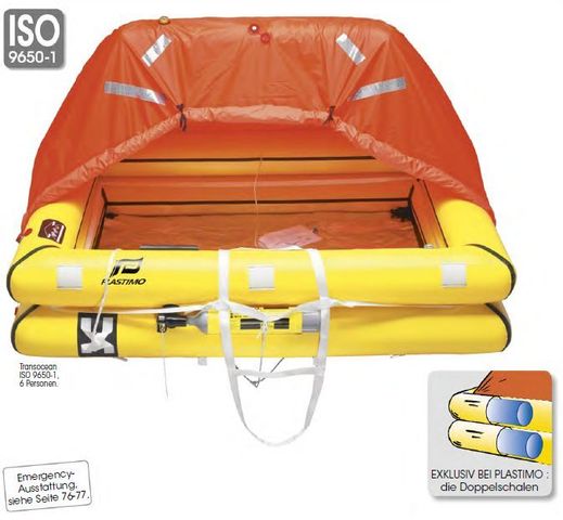 Rettungsinsel Transocean 58745 Tasche 6P