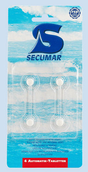 Ersatz Tabletten 4Stk für Secumar 3001S