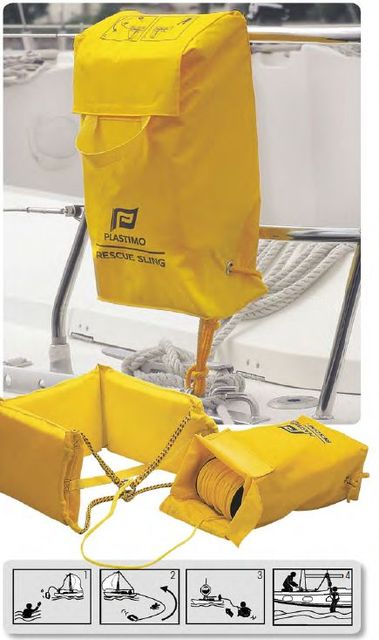 Rescue Sling mit 40m Leine gelb
