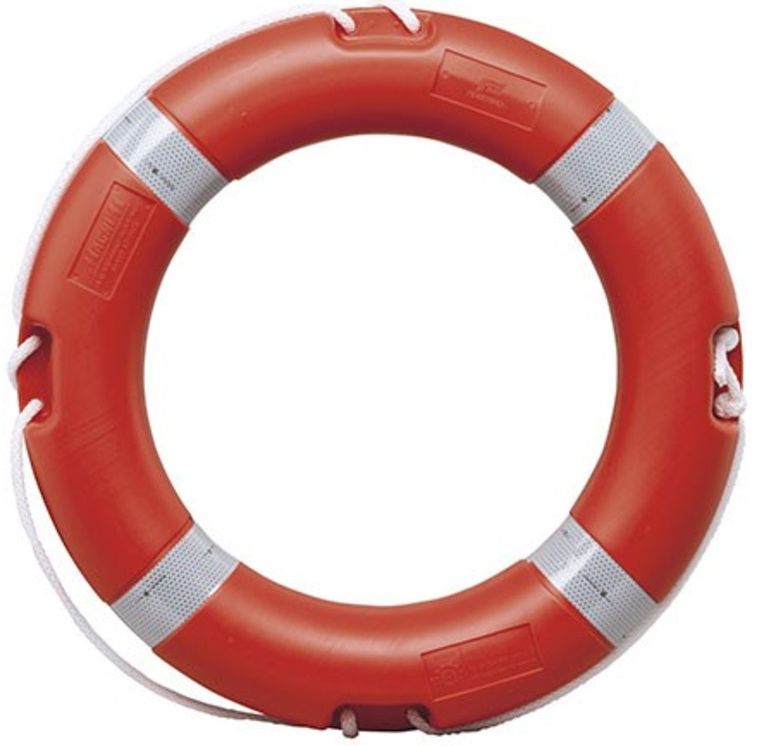 Rettungsring 74cm orange Solas 30m Leine