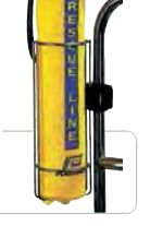 Halterung für Wurfsack Rescue Line niro
