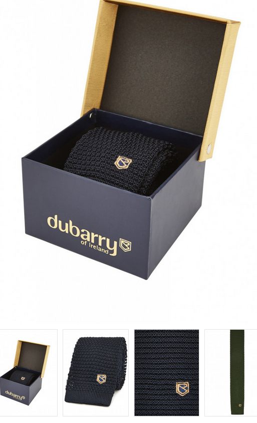 Krawatte Dubarry Knockroe navy 100%Seide - zum Schließen ins Bild klicken