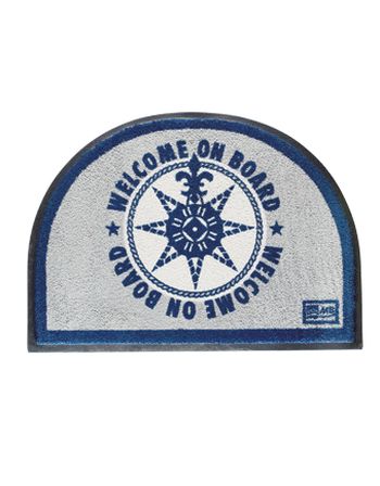 Fußmatte 75x50cm welcome on Bord navy