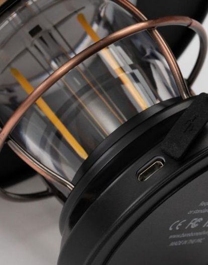 Lampe Barebones LED-Laterne mini bronce