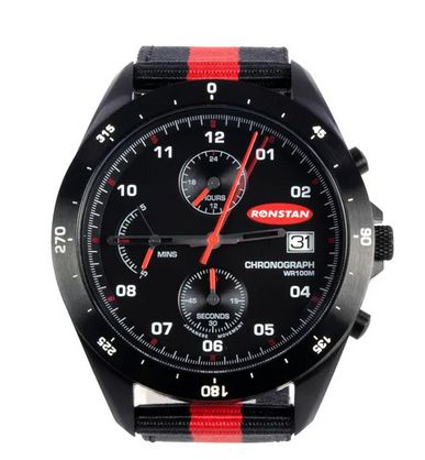 Regattauhr Ronstan RF4056 schw/rot analo