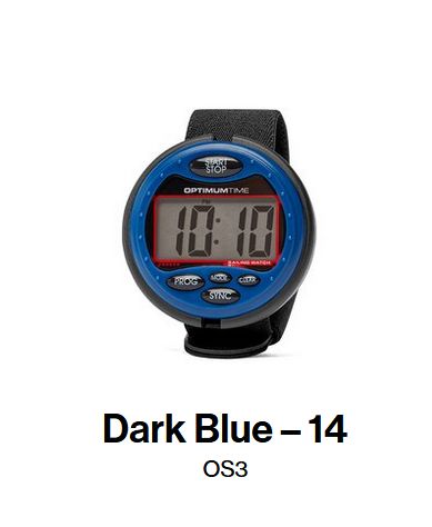 Regattauhr Optimum Time 314 blau 65mm