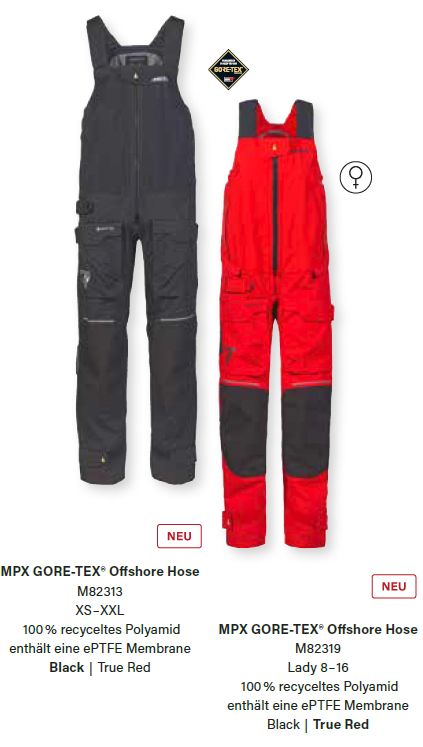 MPX Gore-Tex Offshore Hose 82313 S red