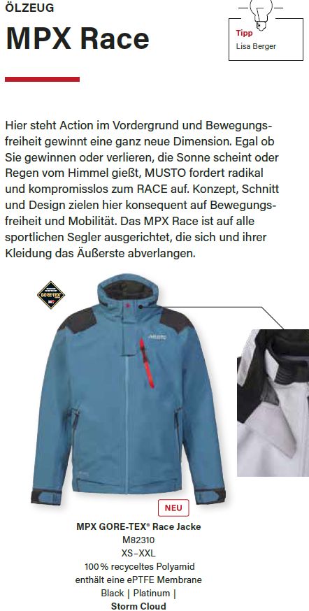 MPX Gore-Tex Race Jacke 82310 S stormc - zum Schließen ins Bild klicken