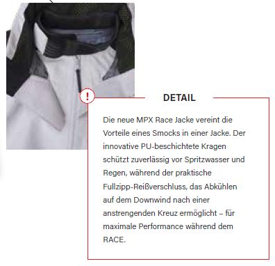 MPX Gore-Tex Race Jacke 82310 XXL platin - zum Schließen ins Bild klicken