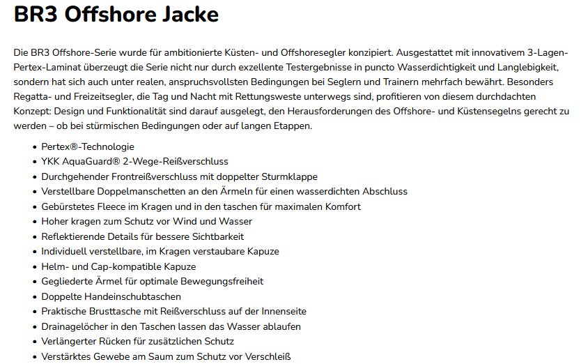 BR3 Offshore Jacke 82547 M mazarine