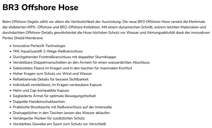 BR3 Offshore Hose 82549 S true red