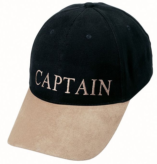 Kappe Capitän navy/beige - zum Schließen ins Bild klicken