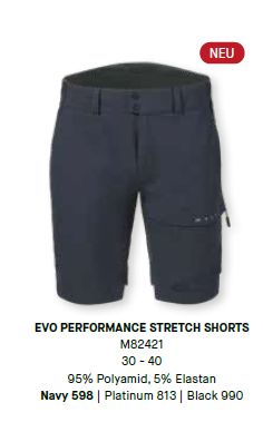 Performance Stretch Short 82421 black 38