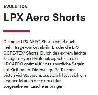 LPX Aero Short 82101 XS platinum