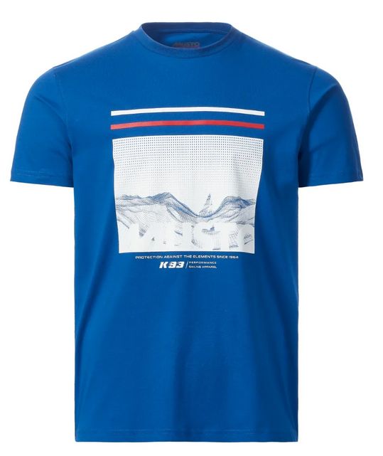 Sardinia Graphic T-Shirt 82449 L blue - zum Schließen ins Bild klicken