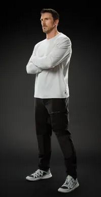 Sunblock Crew T-Shirt LA 82433 XL platin