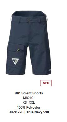 BR1 Solent Short 82401 XXL black - zum Schließen ins Bild klicken